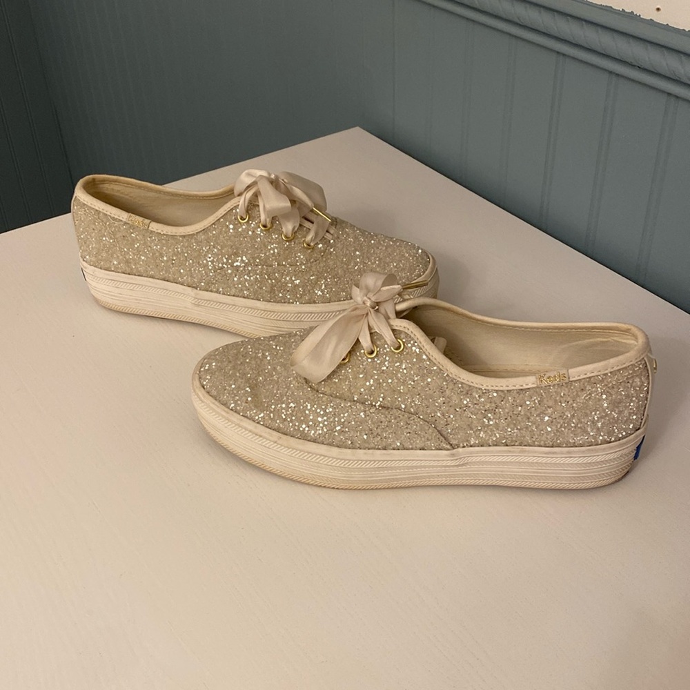 Keds x Kate Spade Glittery Sneakers